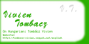 vivien tombacz business card